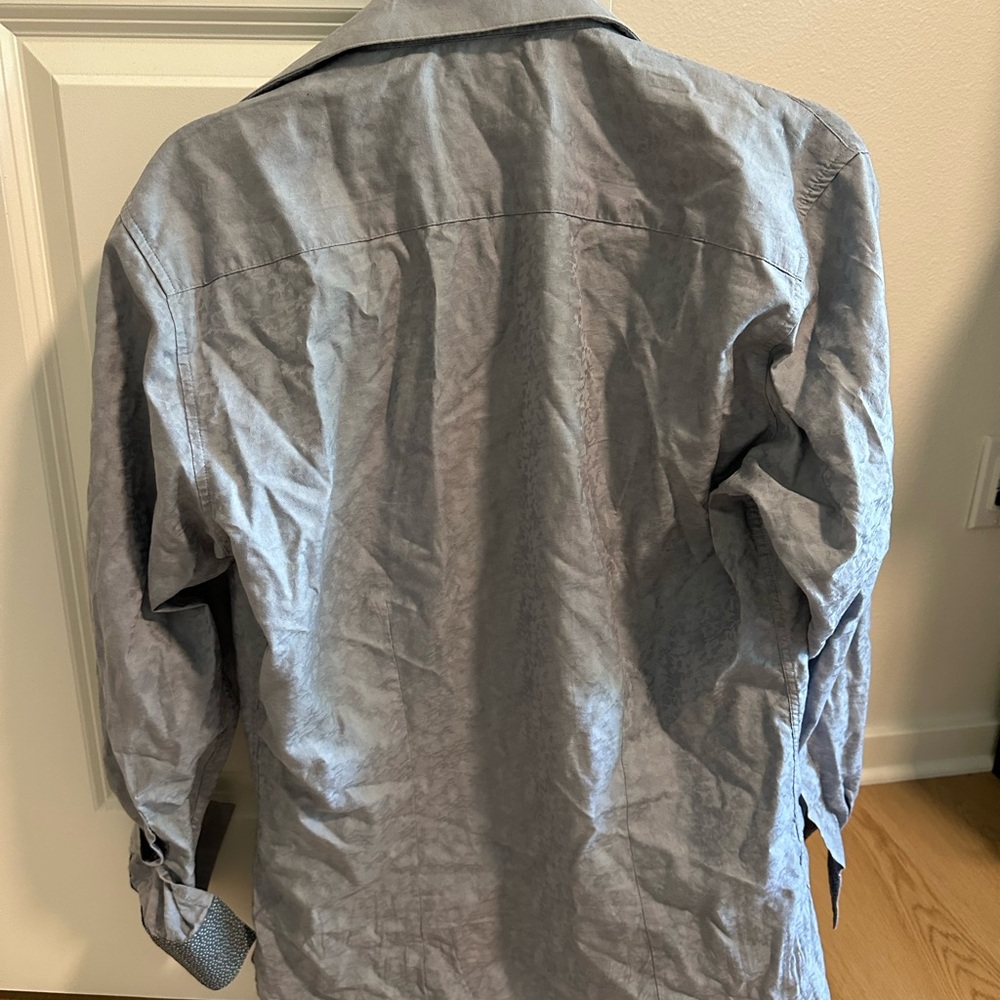 Ted Baker Gray Patterned Shirt - image 2